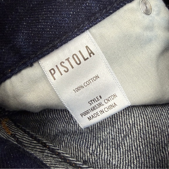 Pistola Ryder Cuffed Straight Dark Wash Jeans - Picture 9 of 9